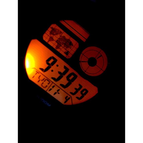 Casio Men's Watch AE1000W Black Resin Digital Quartz Sport World Time 3198 - Picture 7 of 14